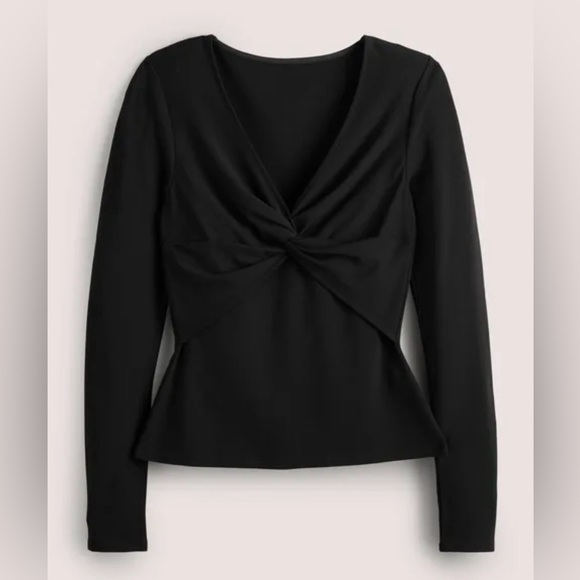 Boden Ponte Twist Front Jersey Top | US 8 - Picture 3 of 6
